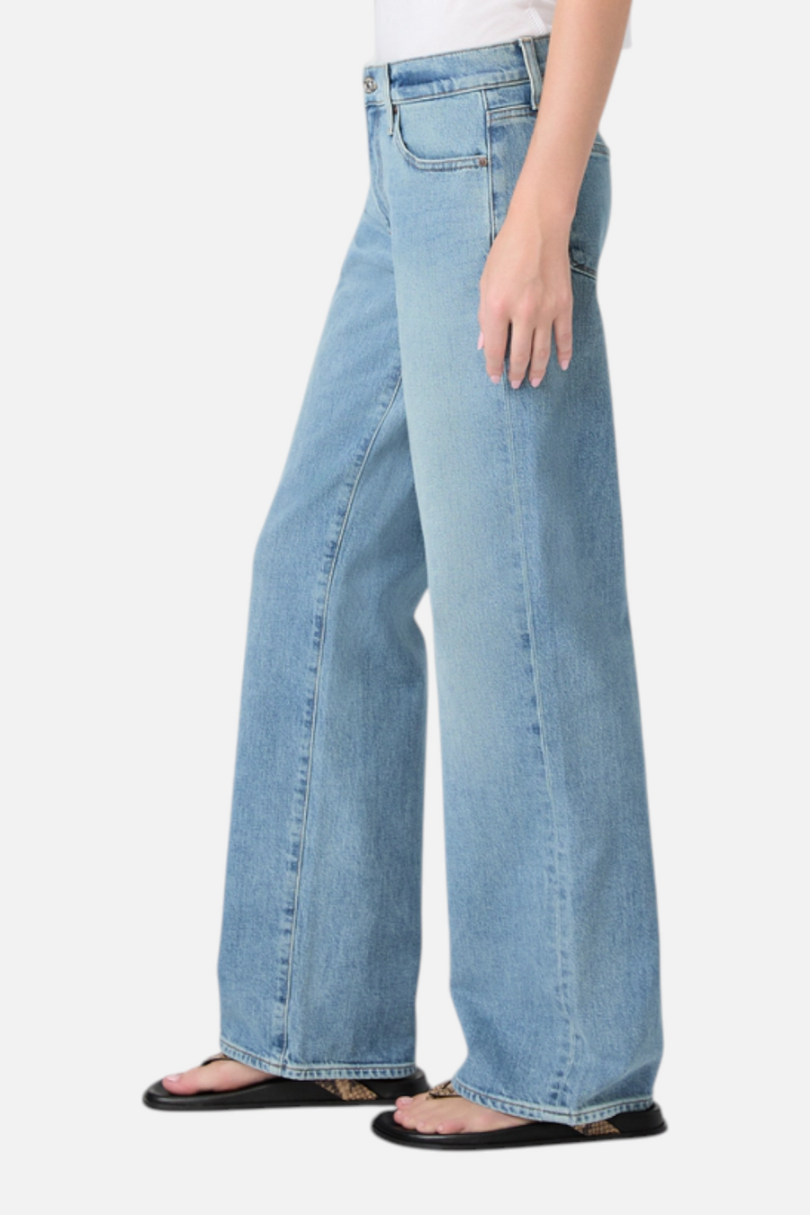 Paige Dana Low-Rise Straight Leg Jean in Sepulveda