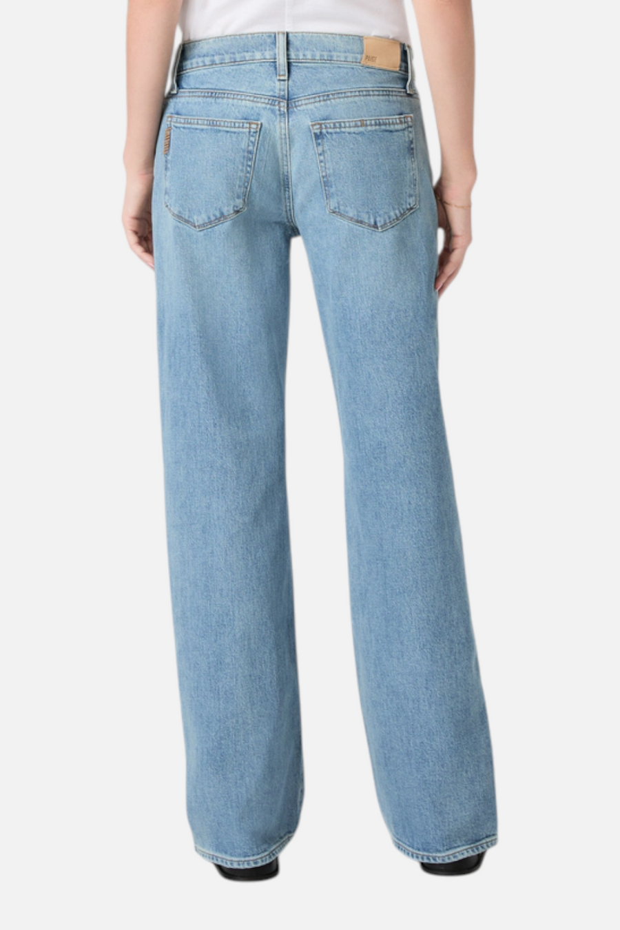 Paige Dana Low-Rise Straight Leg Jean in Sepulveda