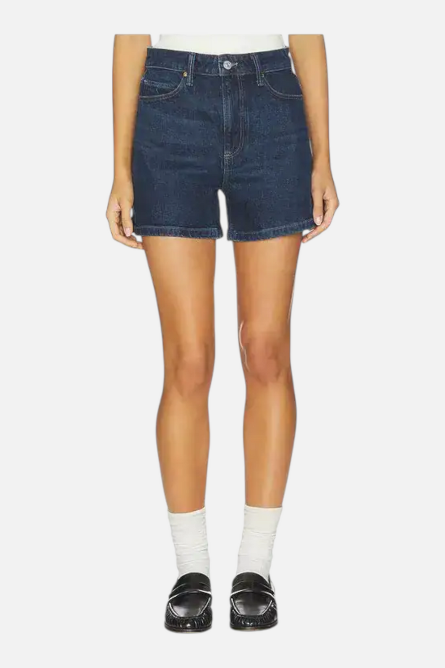 Paige Dani High Rise Shorts in Visage