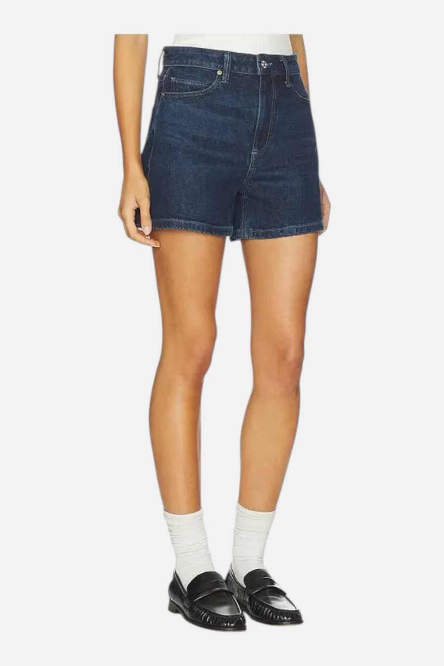 Paige Dani High Rise Shorts in Visage