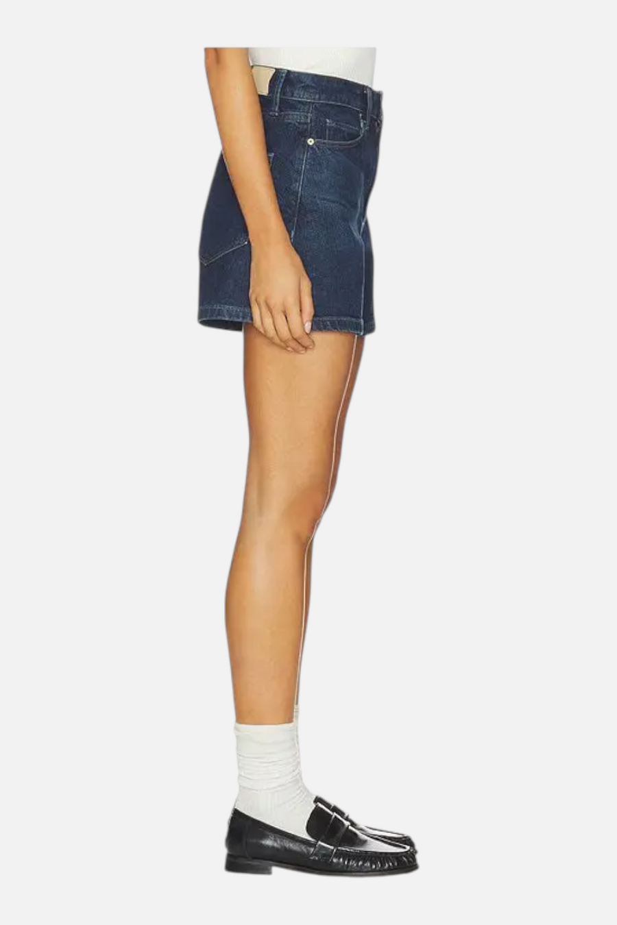 Paige Dani High Rise Shorts in Visage