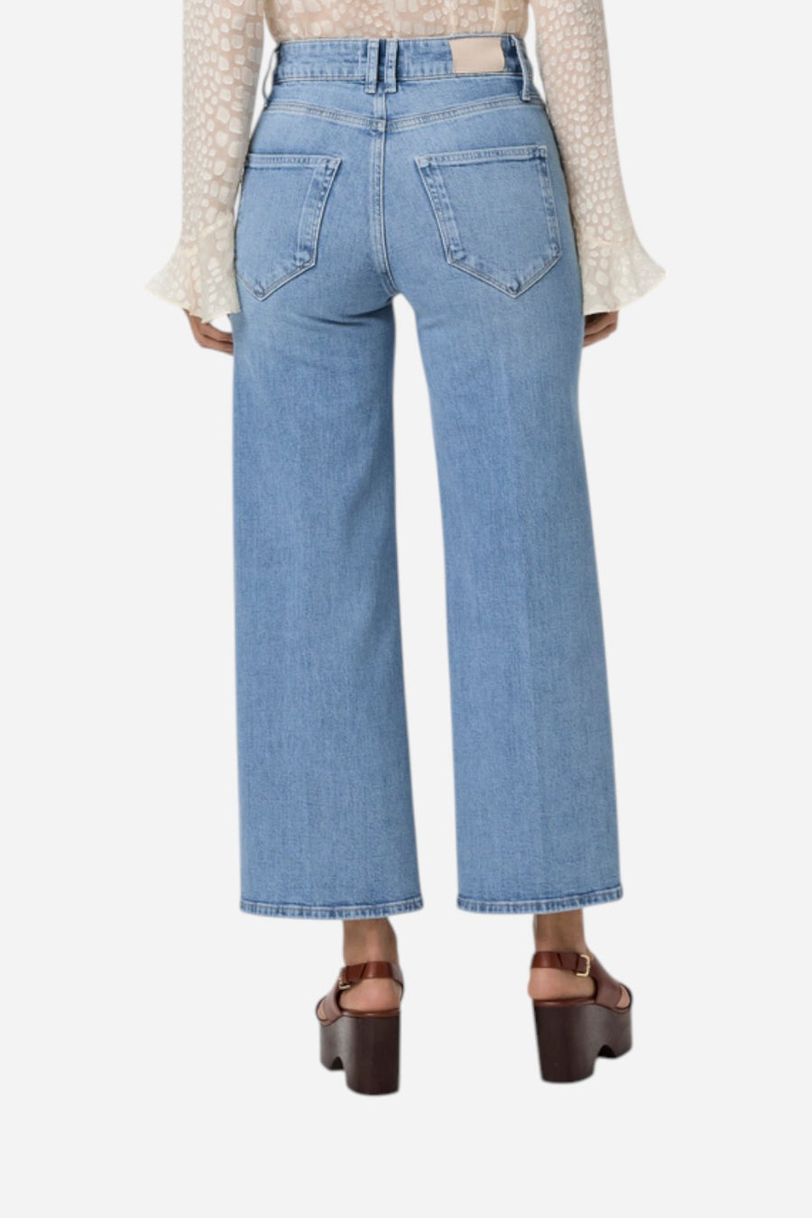 Paige Anessa Wide Leg Jean in Marlena