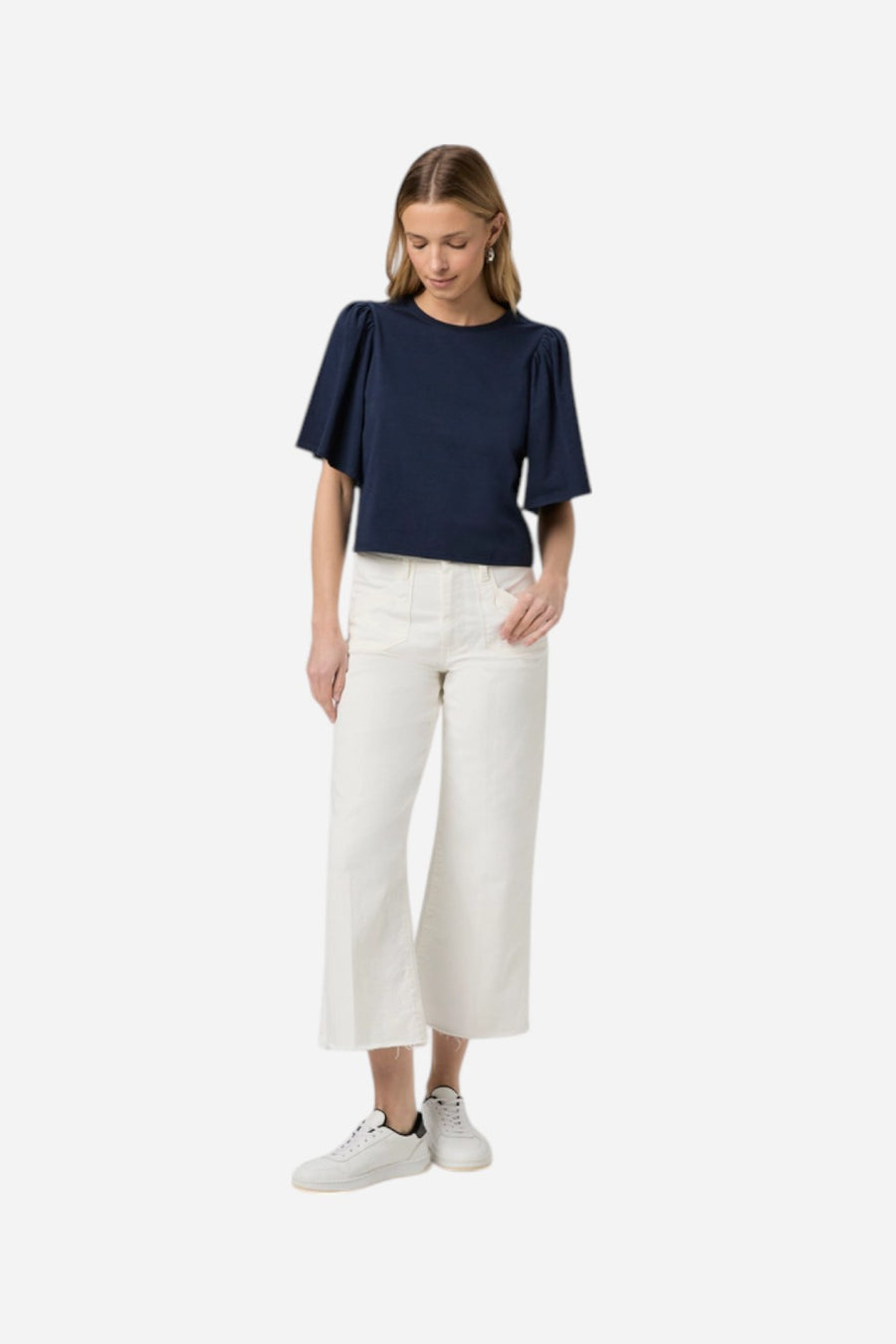 Paige Sigrid Tee in Dark Ink Blue