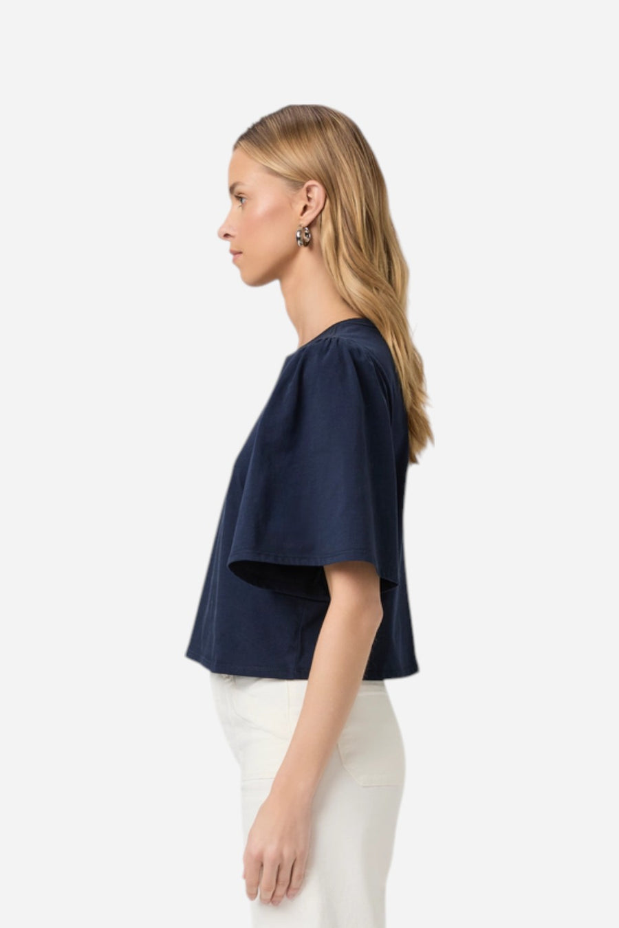 Paige Sigrid Tee in Dark Ink Blue