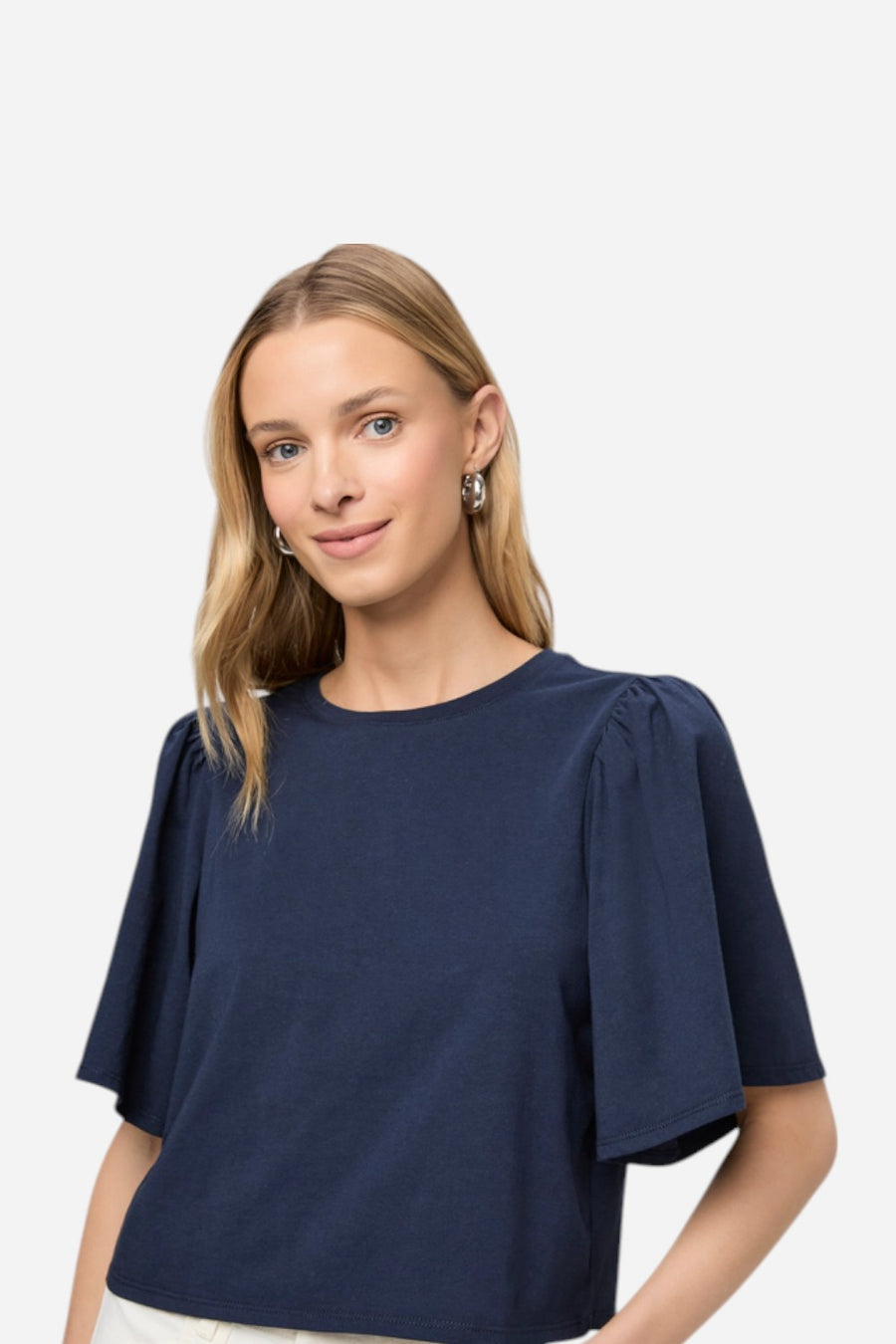 Paige Sigrid Tee in Dark Ink Blue