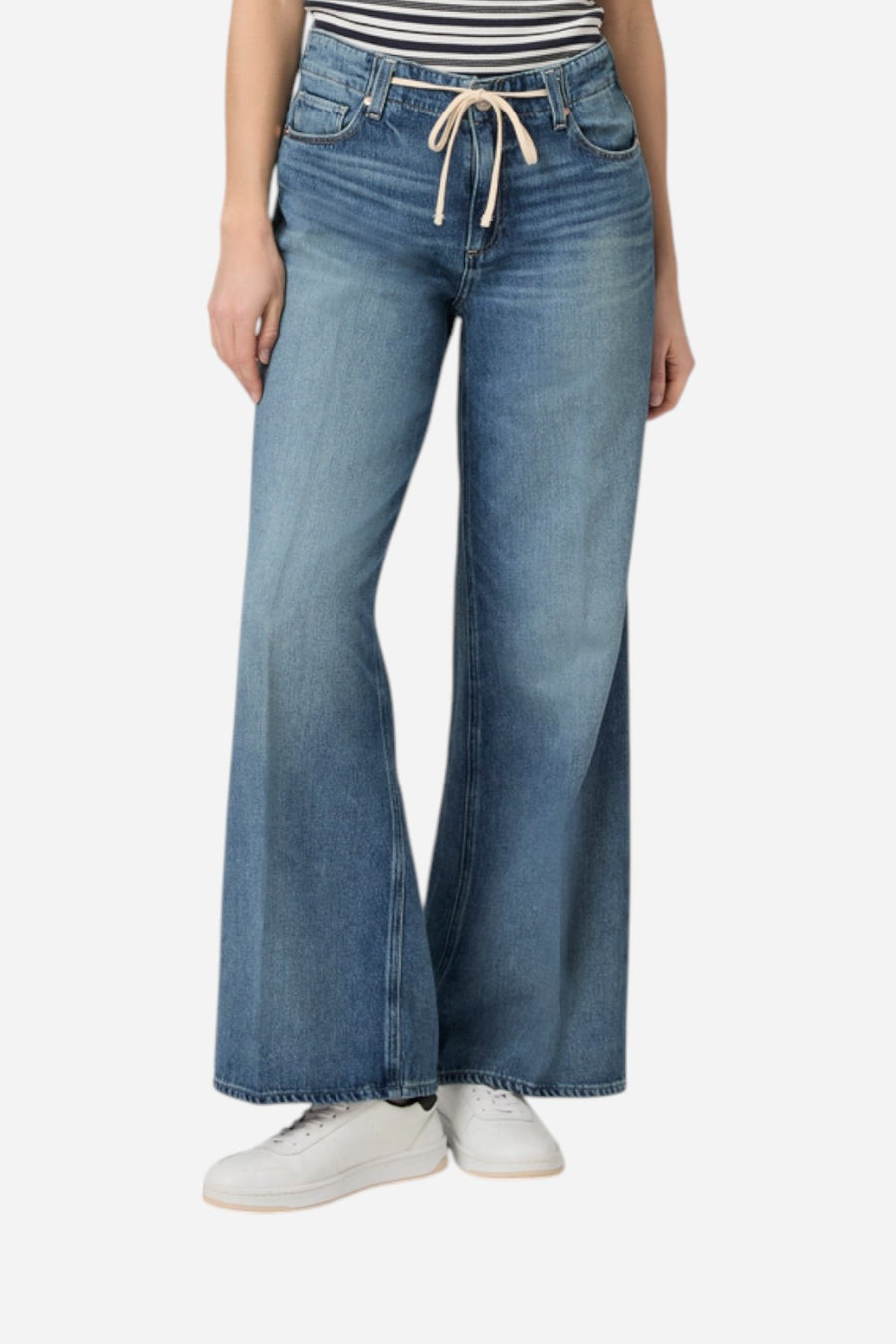Paige Zoey 31" Wide Leg Jean in Jazz Club