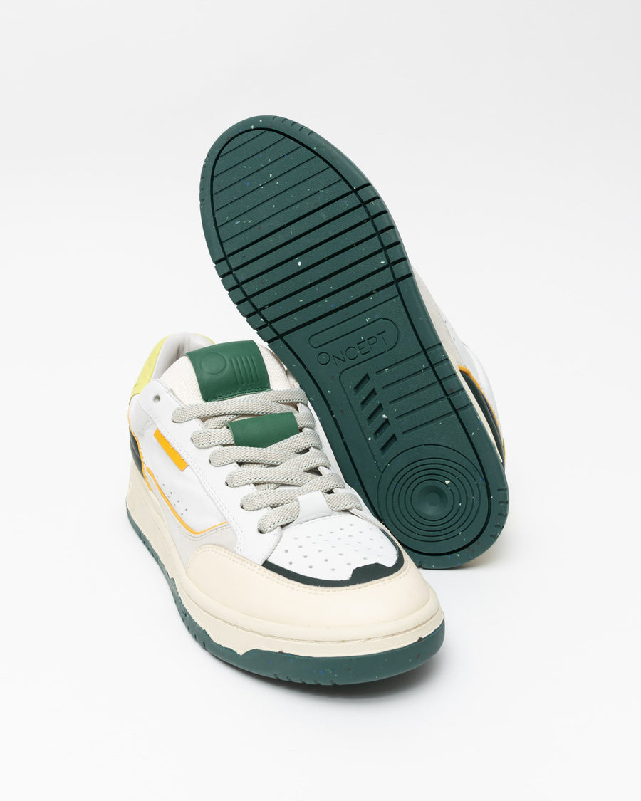 Oncept Women's Paris Sneakers in Ivory Green