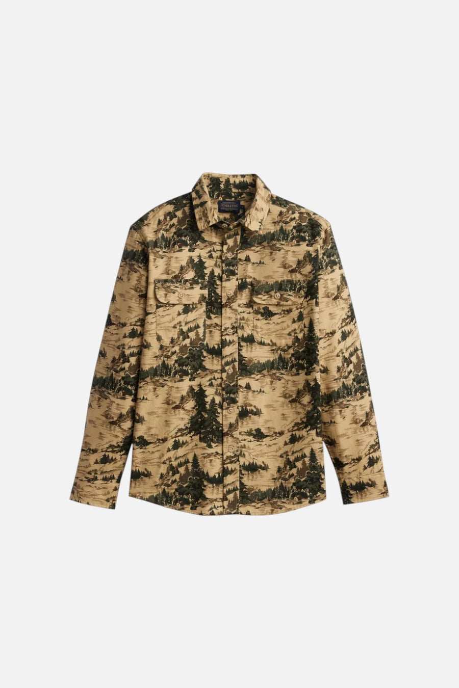 Pendleton Tanner Twill Button Up Shirt in Valley Tan