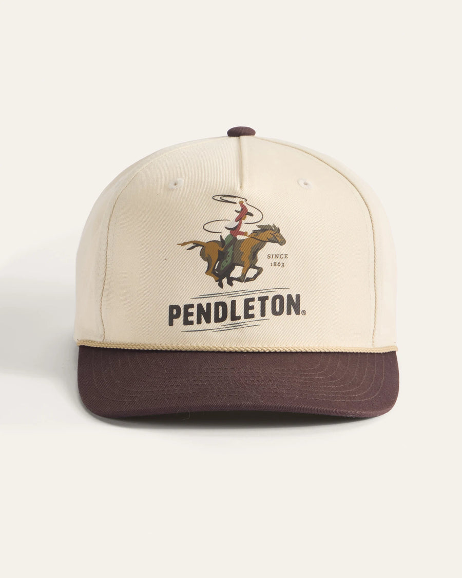 Pendleton Cowboy Snapback in Ivory
