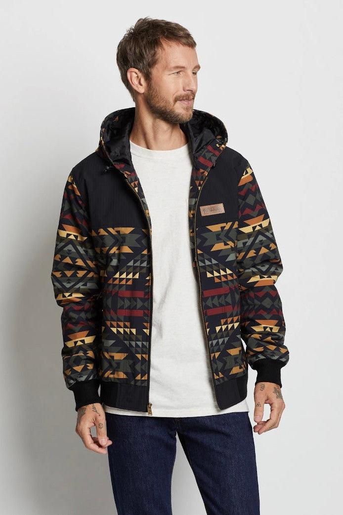 Pendleton Bow Pass Bomber in Smith Rock Black