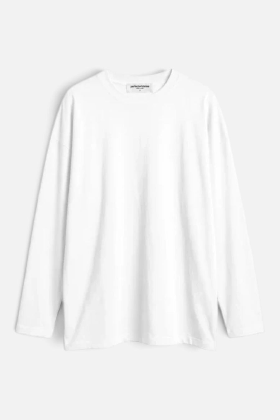 Perfect White Tee Claire Oversized Long Sleeve Tee in White