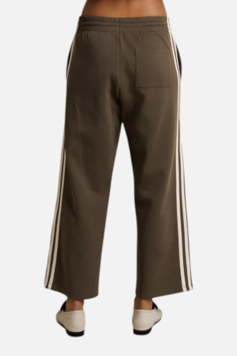 Perfect White Tee Claud Travel Track Pant in Dark Olive