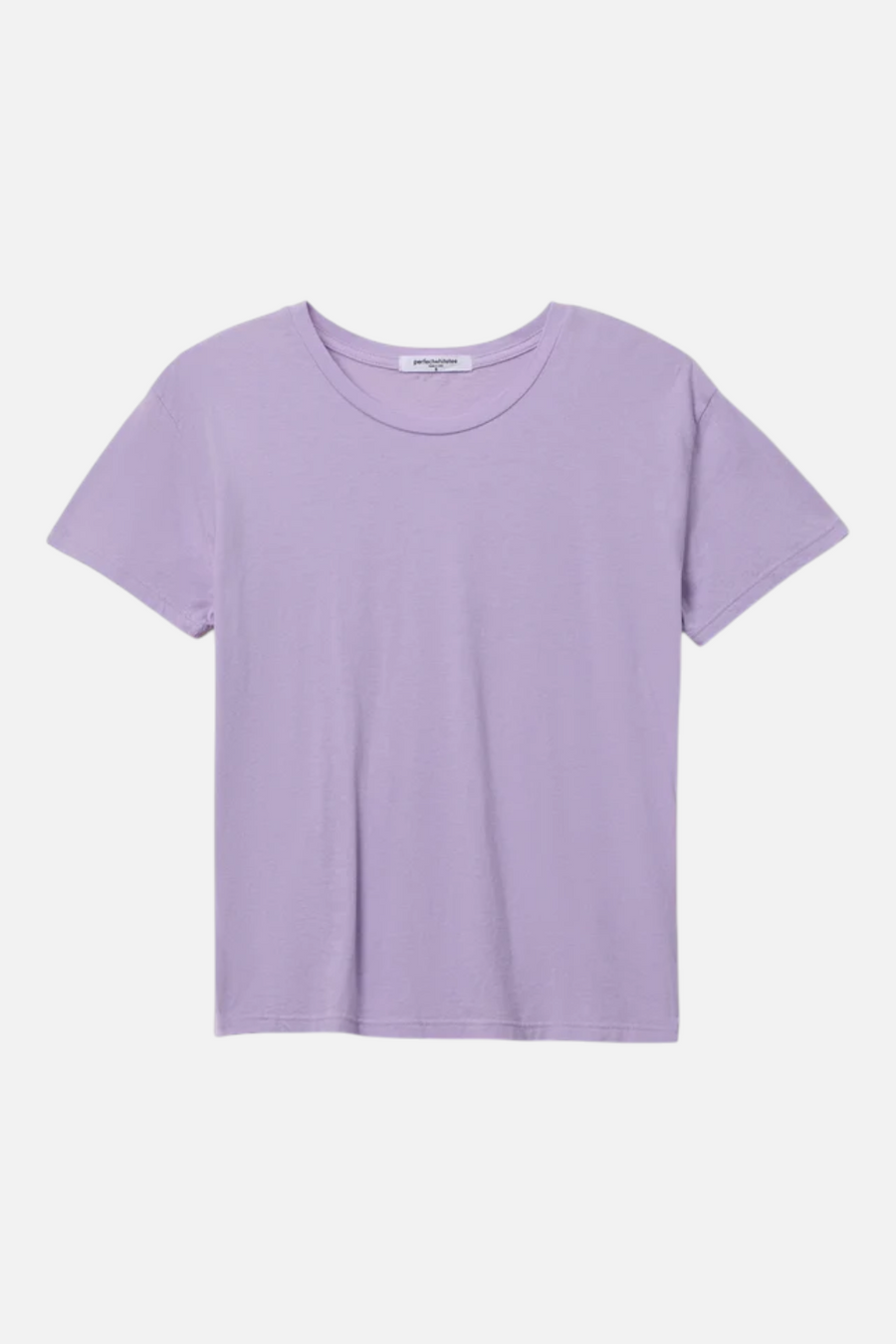 Perfect White Tee Harley Boxy Crew Neck Tee in Ultraviolet Purple