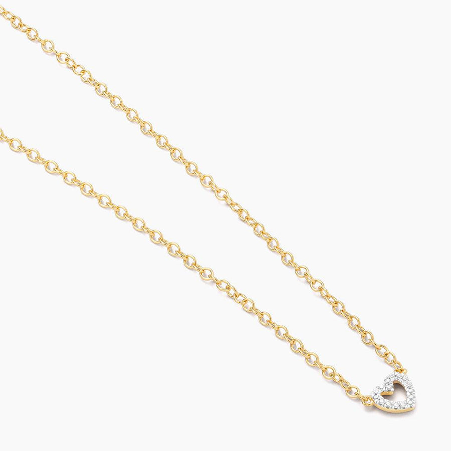 Ella Stein Petite Heart Pendant Necklace in Gold