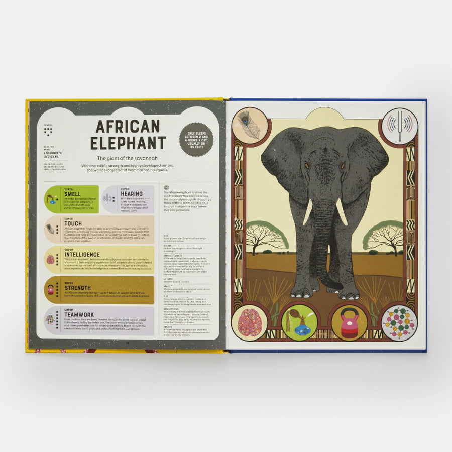 Phaidon Superpowered Animals: Meet the World's Strongest, Smartest, and Swiftest Creatures