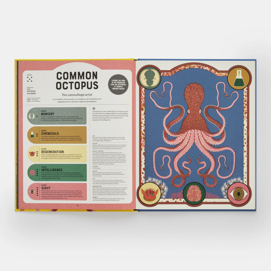 Phaidon Superpowered Animals: Meet the World's Strongest, Smartest, and Swiftest Creatures