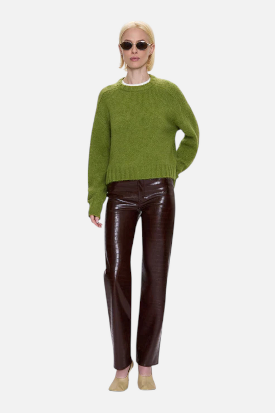 Pistola Adina Sweater in Pea Green