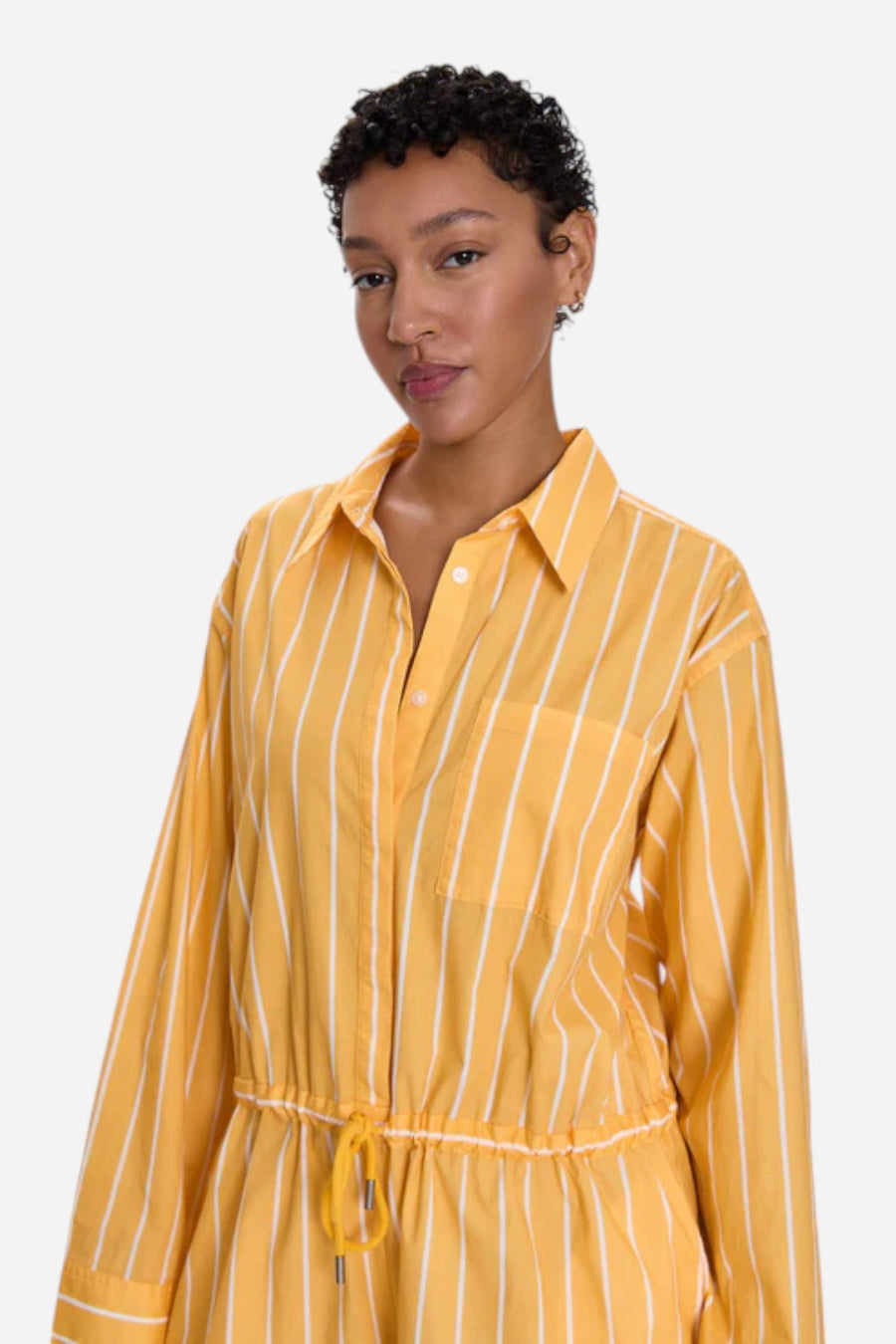 Pistola Amelie Romper - Papaya Stripe