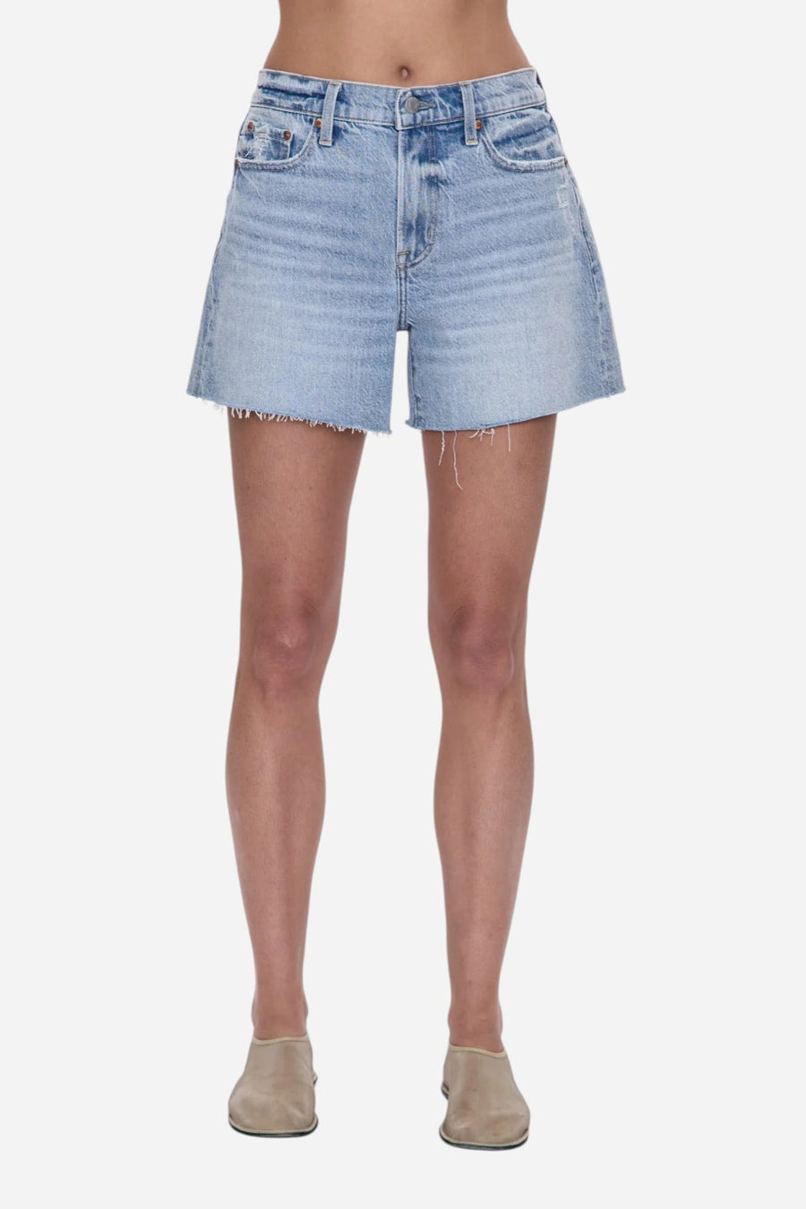 Pistola Kennedy Mid Rise Short in Normandy Vintage