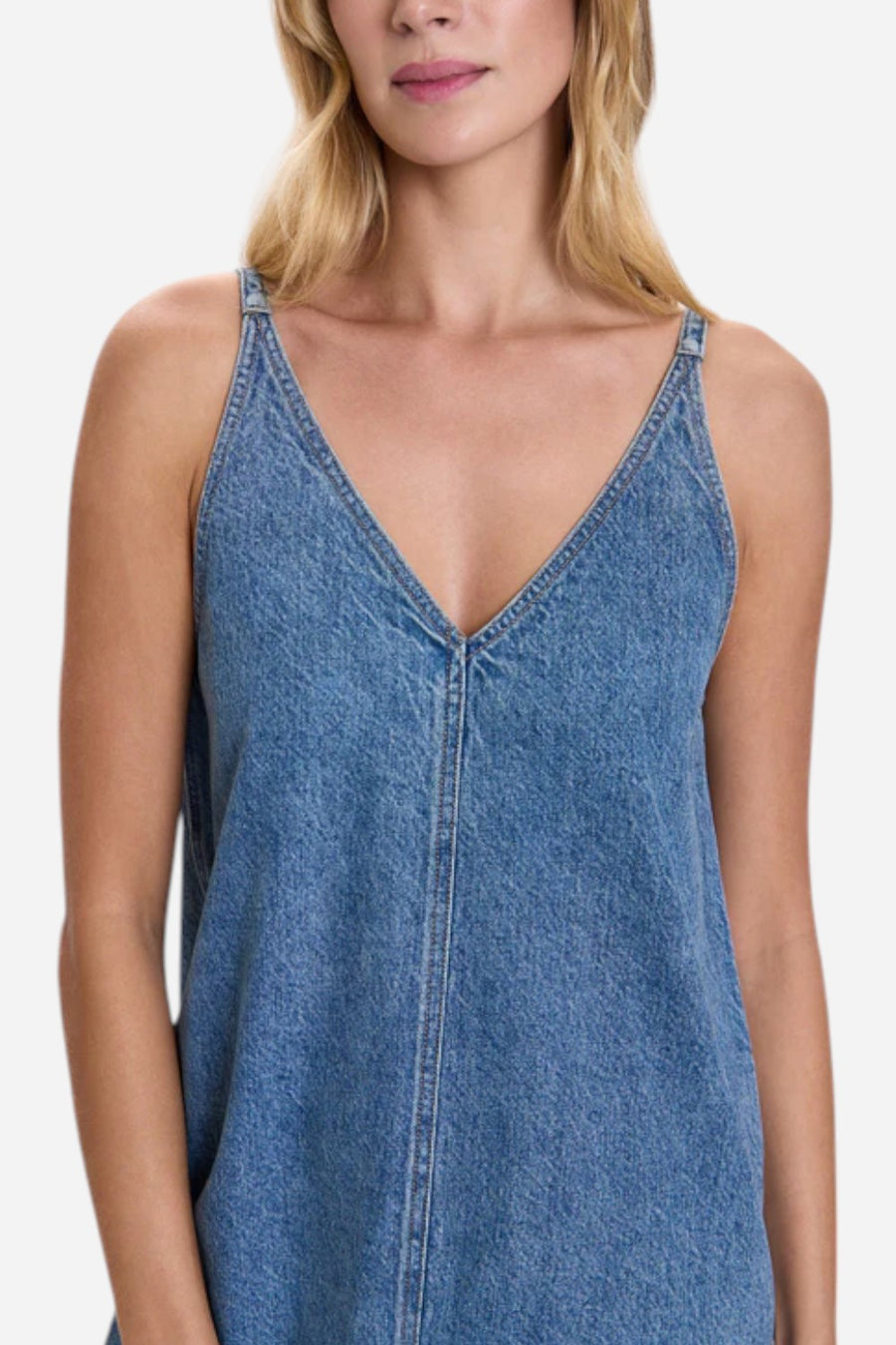 Pistola Tavi Pop Over Dress in Palms