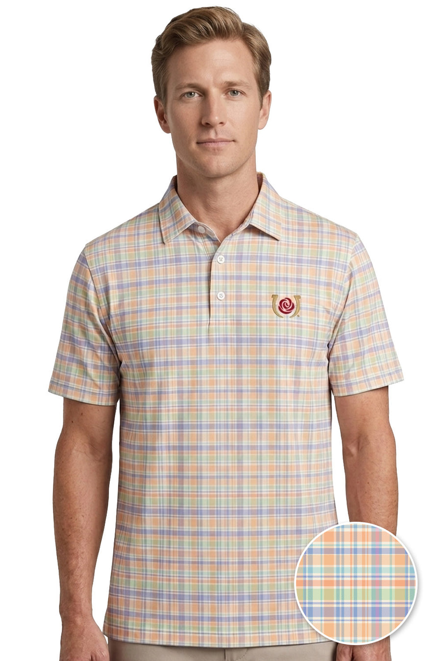 Kentucky Derby 152 Paddock Plaid Polo