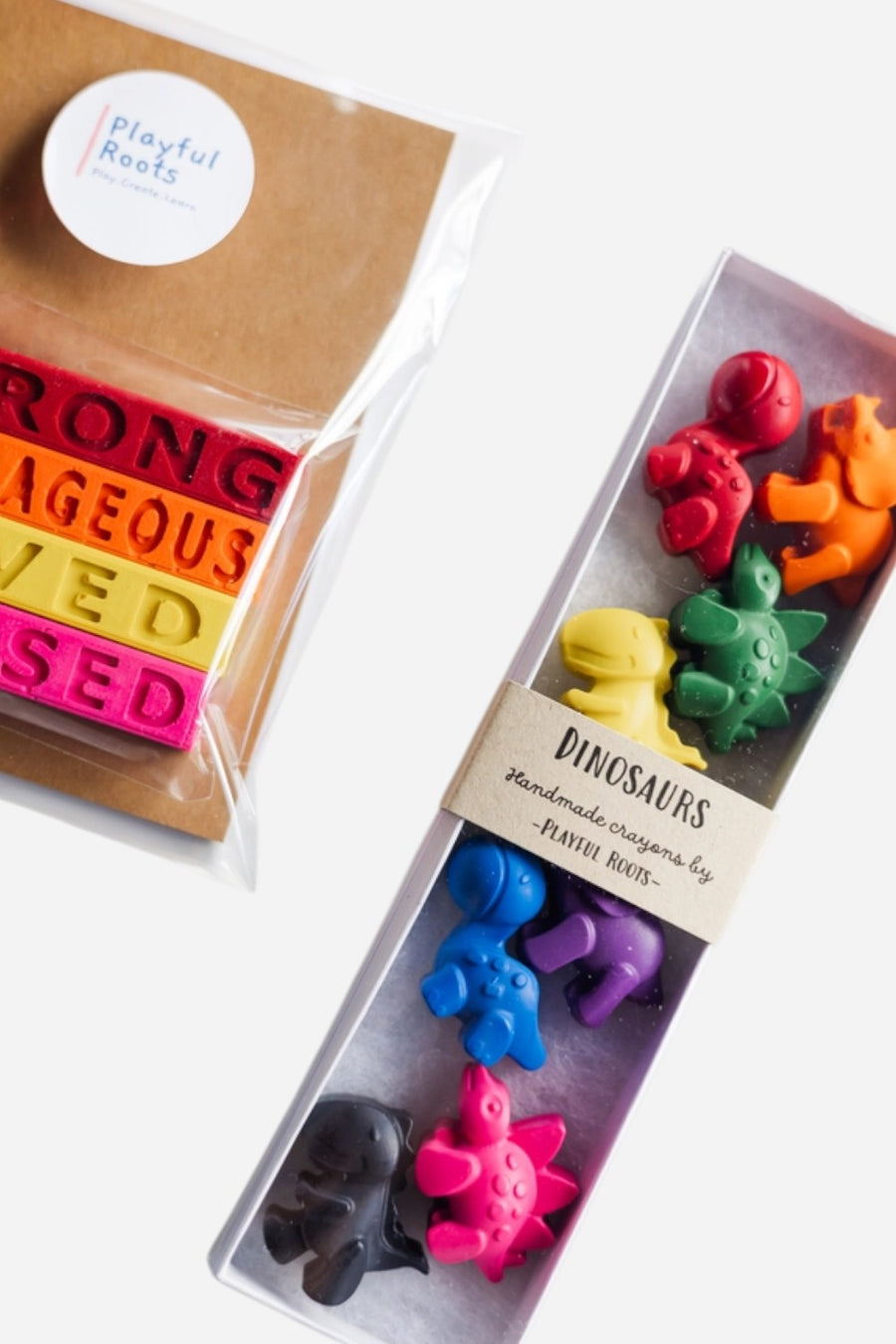 Playful Roots Dinosaur Crayon Gift Set