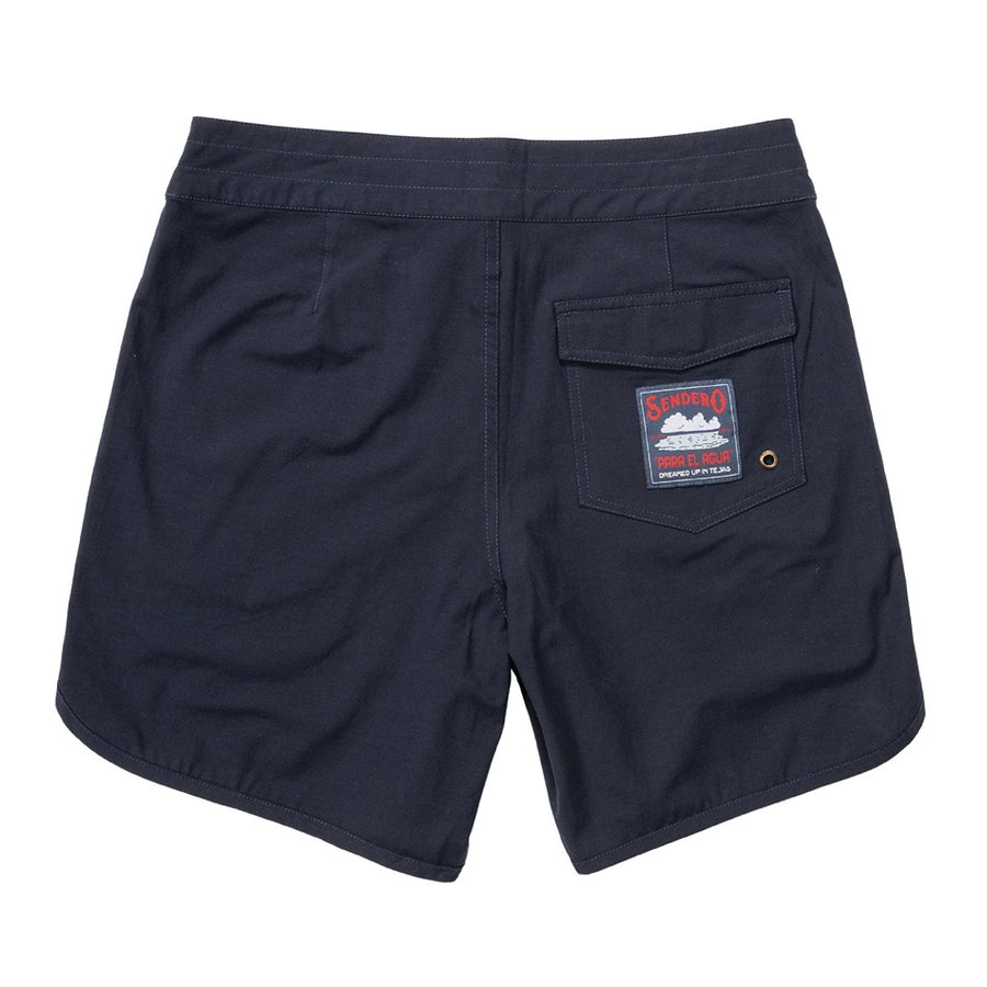 Sendero Provisions Point Bar Boardshort in Deep Navy