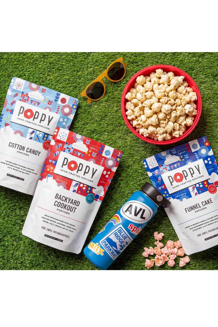 Poppy Popcorn Backyard Cookout