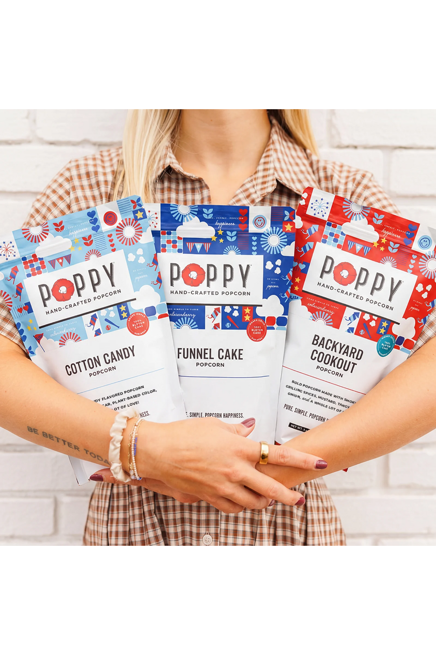 Poppy Popcorn Funnel Cake