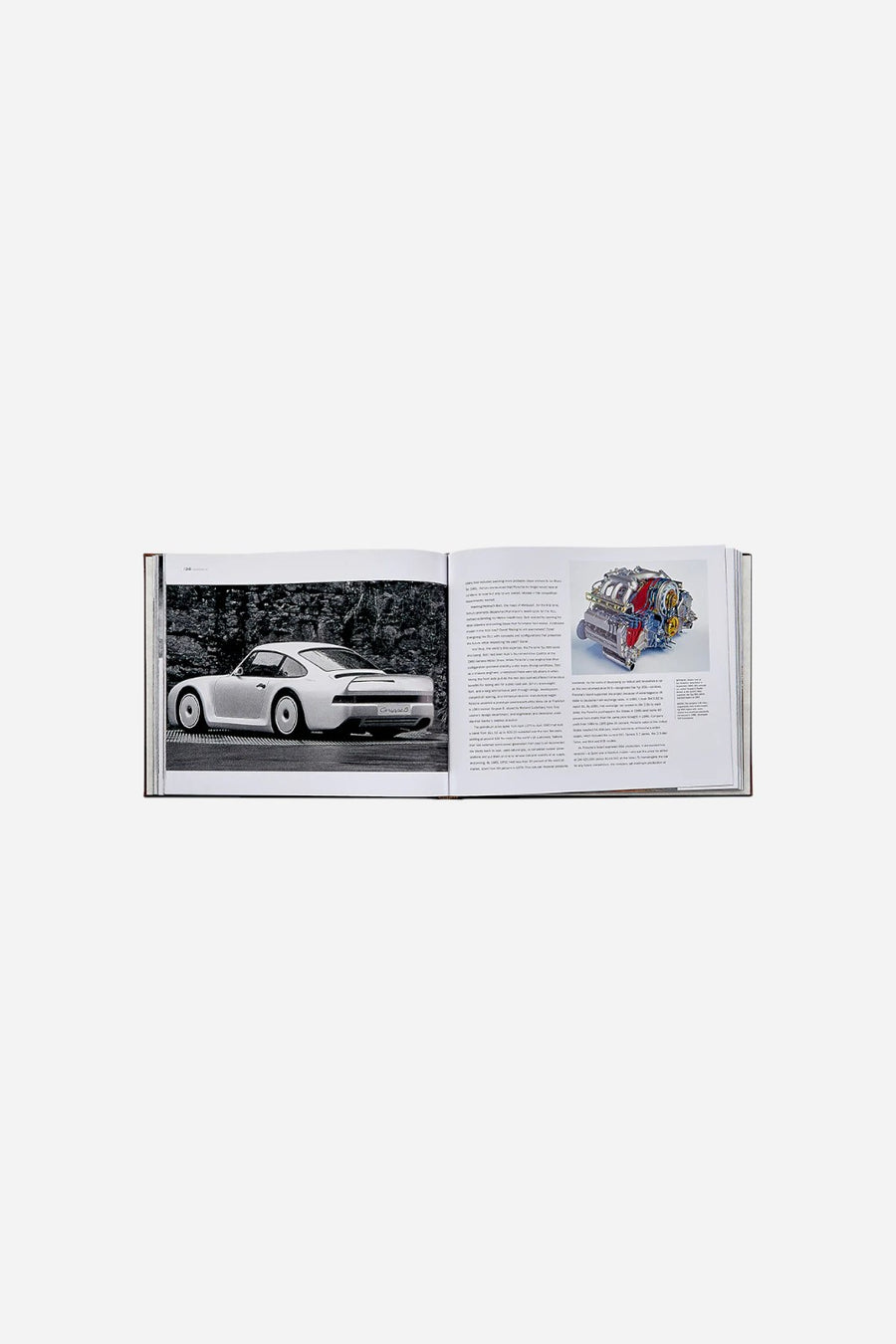 Graphic Image Porsche 70 Years Tan Leather Book