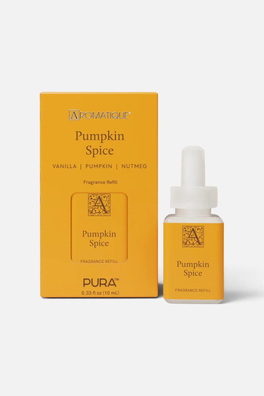 Pura Pumpkin Spice smart diffuser refill vial for Pura Home diffusers.