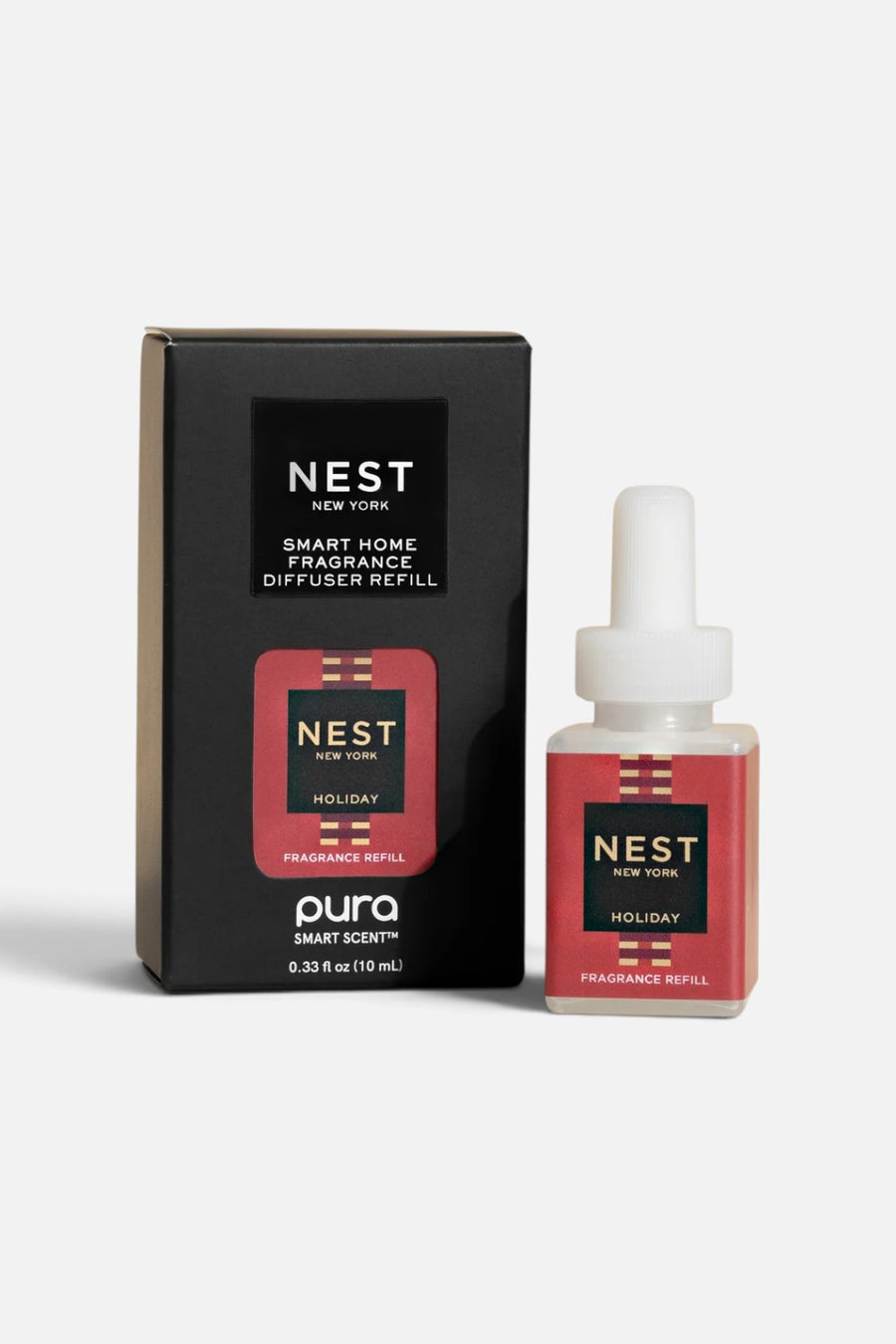 Pura x NEST Holiday diffuser refill vial for Pura Home diffusers.