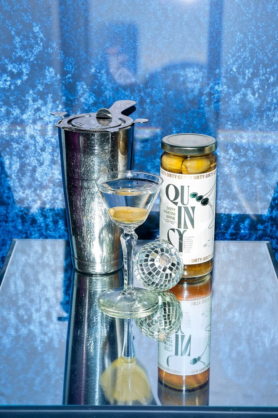 Quincy Olives & Dirty Martini Brine Jar