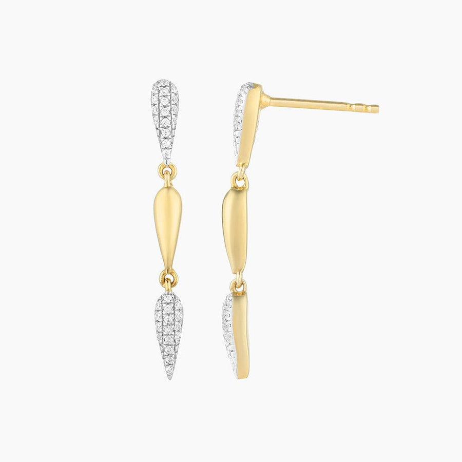 Ella Stein Raindrops Falling Earrings in Gold