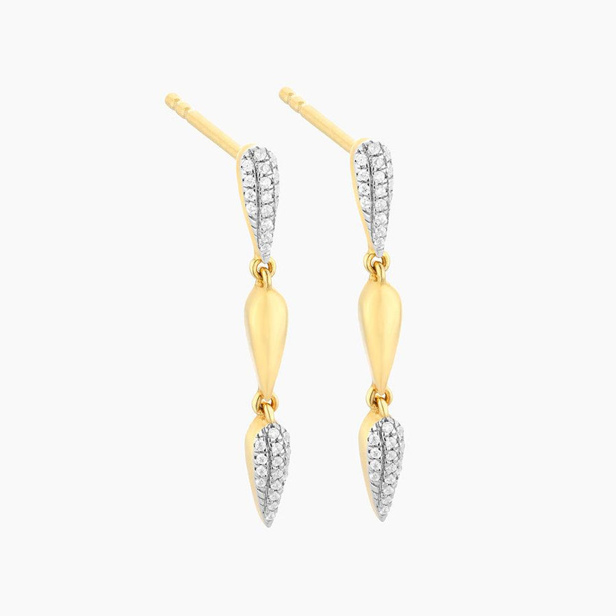 Ella Stein Raindrops Falling Earrings in Gold