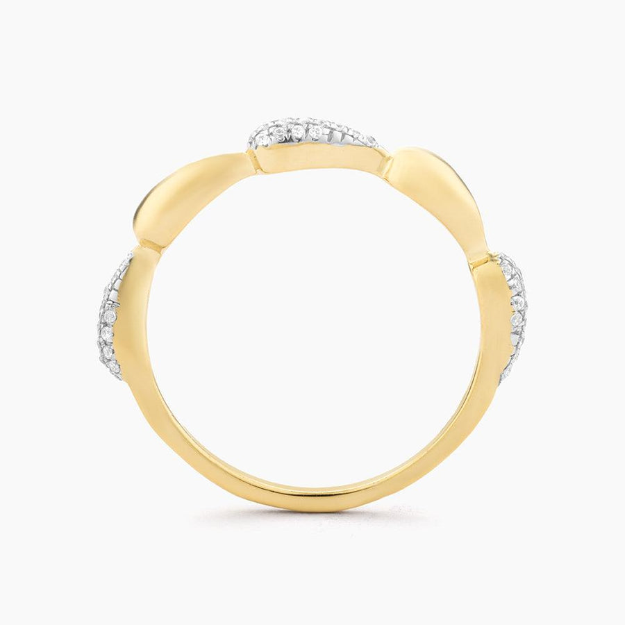 Ella Stein Raindrops Falling Stackable Ring in Gold - Size 7