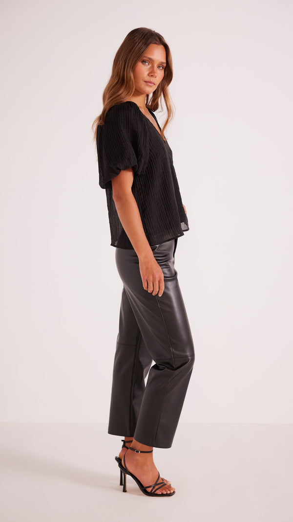 Minkpink Raven Blouse in Black