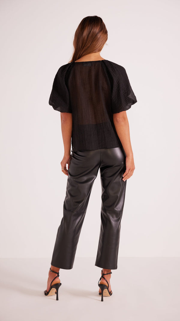 Minkpink Raven Blouse in Black