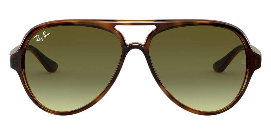 Ray-Ban Cats 5000 Sunglasses in Light Havana / Green Gradient Brown