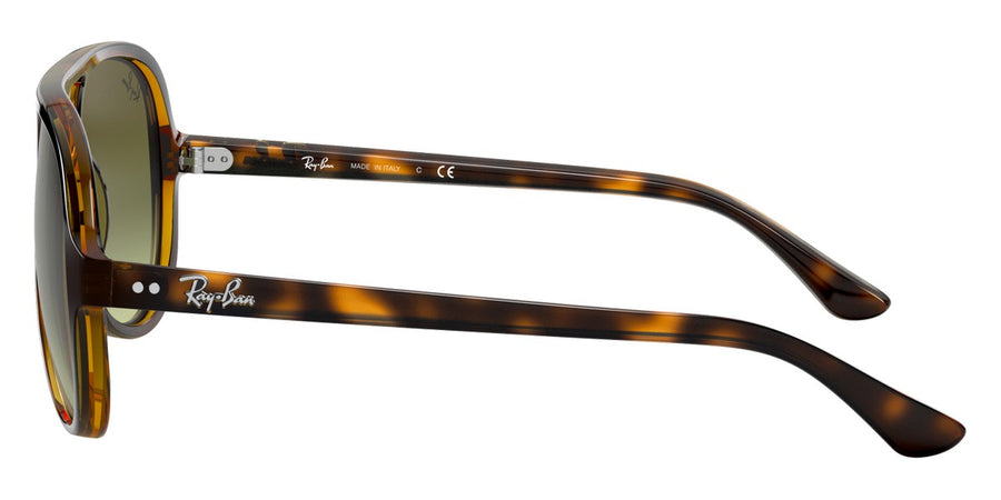 Ray-Ban Cats 5000 Sunglasses in Light Havana / Green Gradient Brown