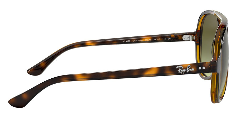 Ray-Ban Cats 5000 Sunglasses in Light Havana / Green Gradient Brown