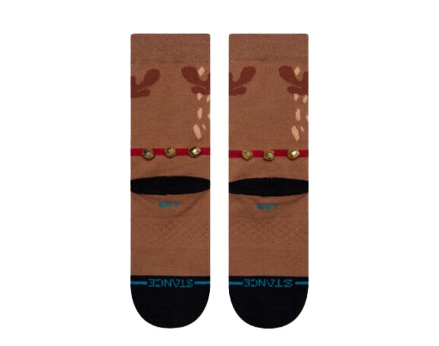 Stance Reiny Szn Youth Crew Socks in Brown