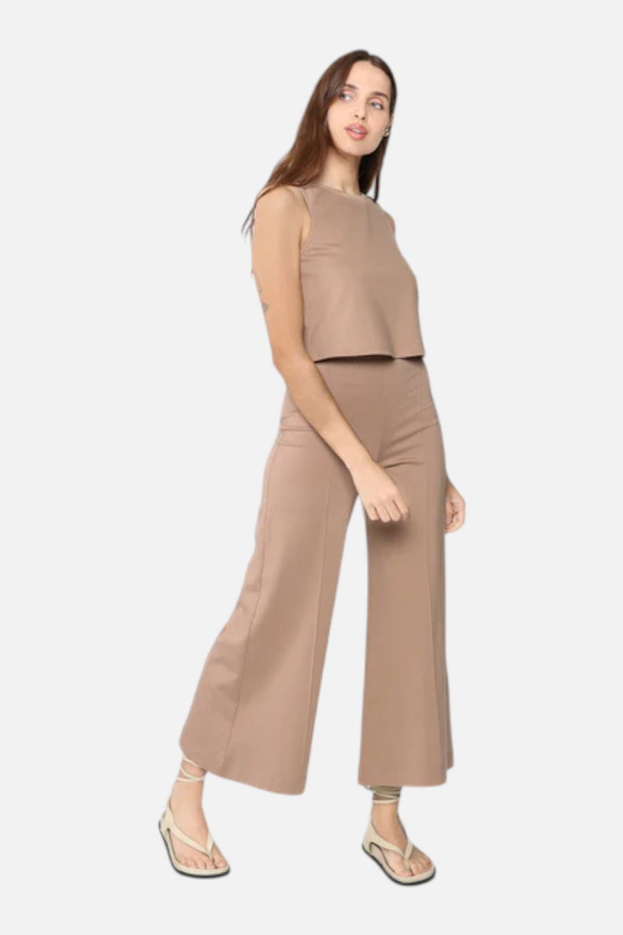 Ripley Radar Ponte Knit Tank in Khaki
