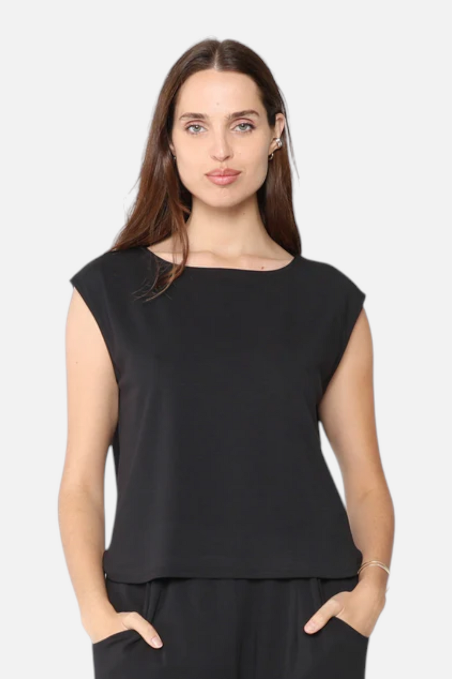 Ripley Rader Jersey Lounge Tank in Black