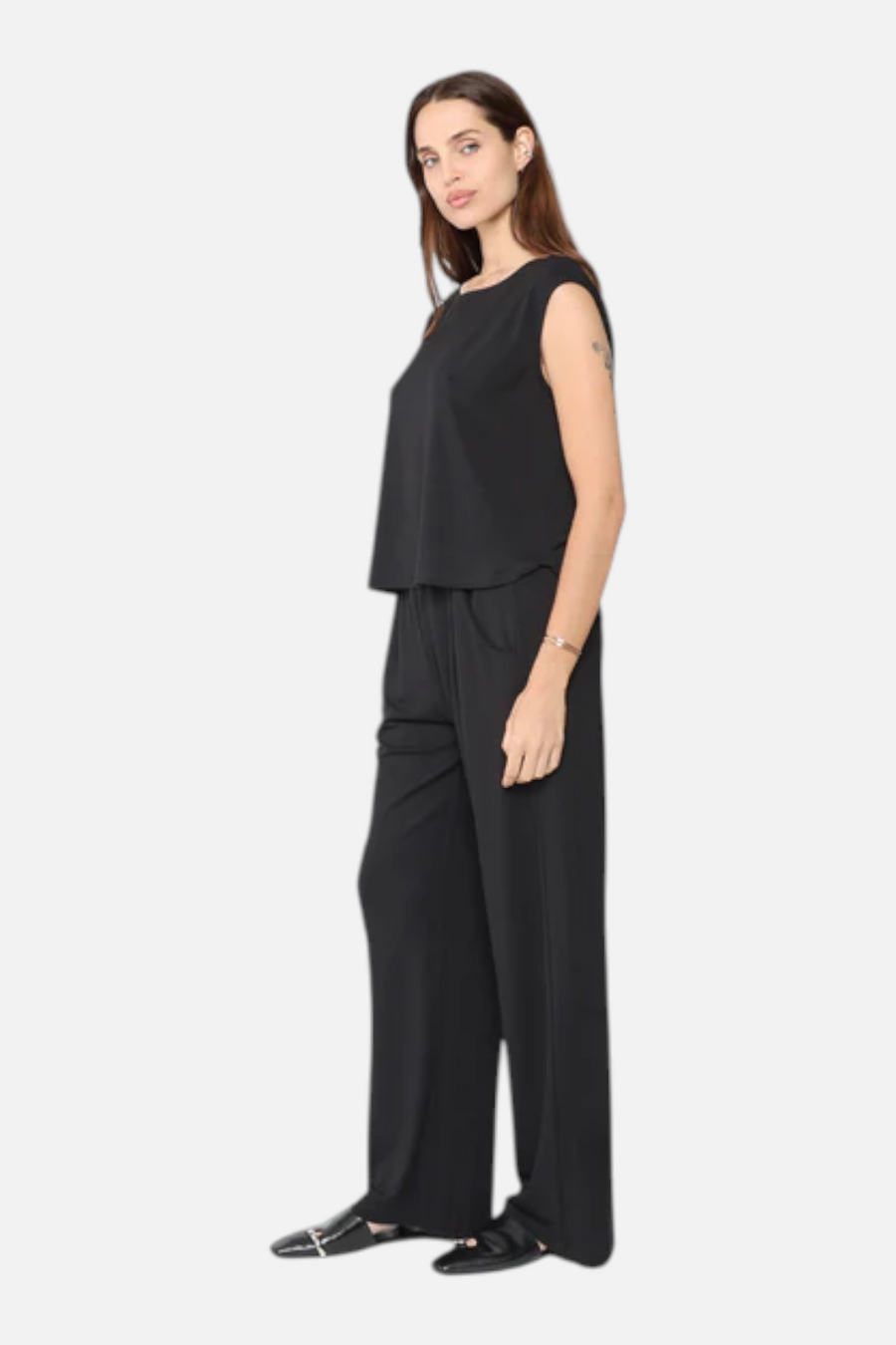 Ripley Rader Jersey Lounge Tank in Black