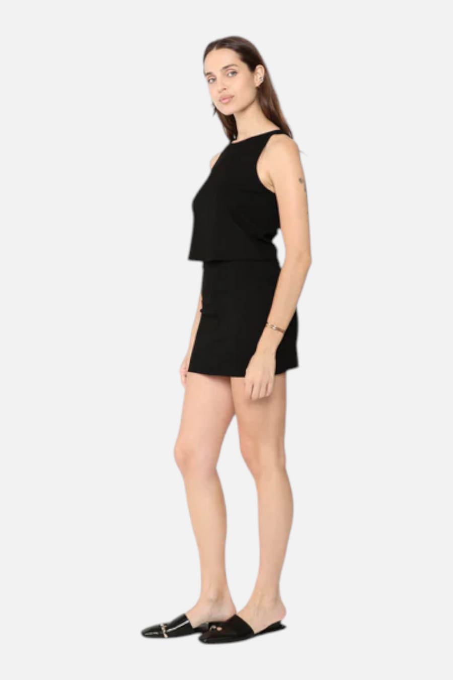 Ripley Rader Ponte Mini Skirt in Black