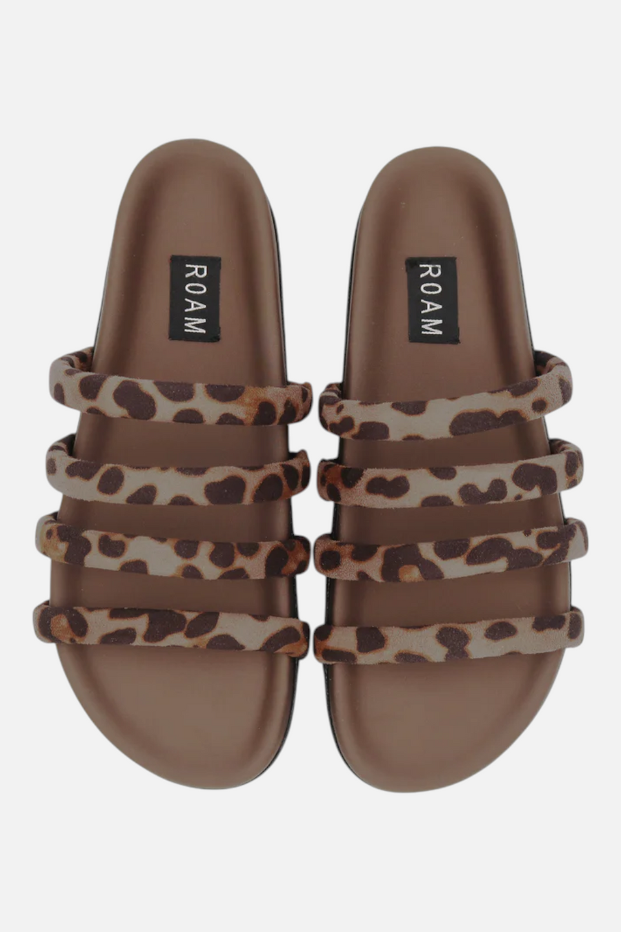 Roam Leo Quattro Sandal in Taupe Leopard