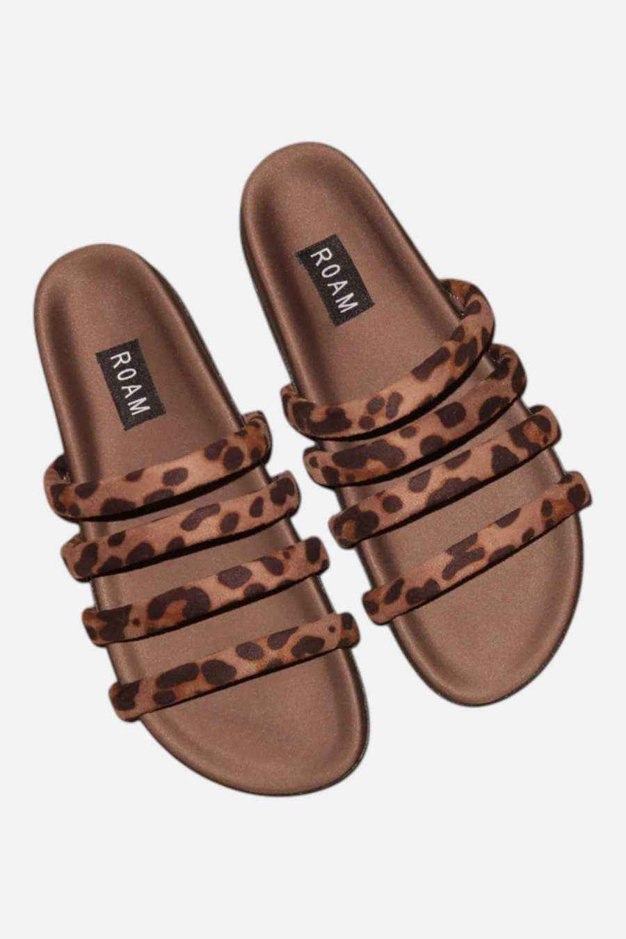 Roam Leo Quattro Sandal in Taupe Leopard