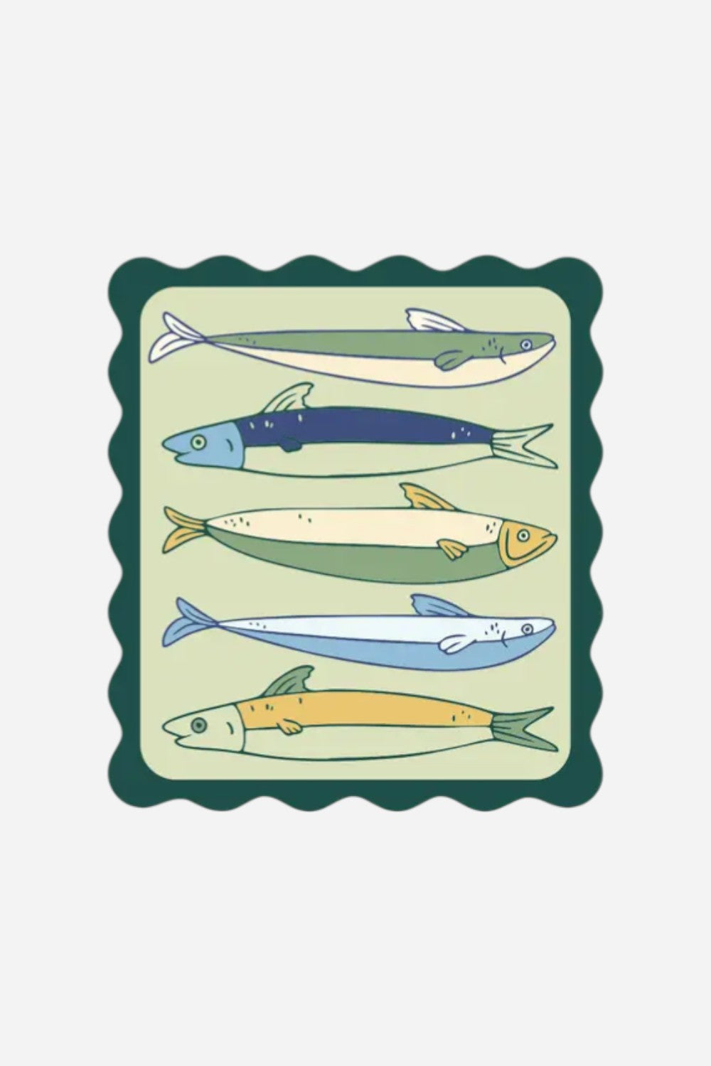 Ruff House Print Shop Fishy Frame Sticker – CHROME