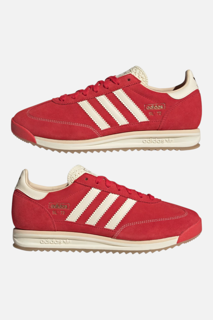 Adidas SL 72 RS Shoes in Pure Ruby and Cream White
